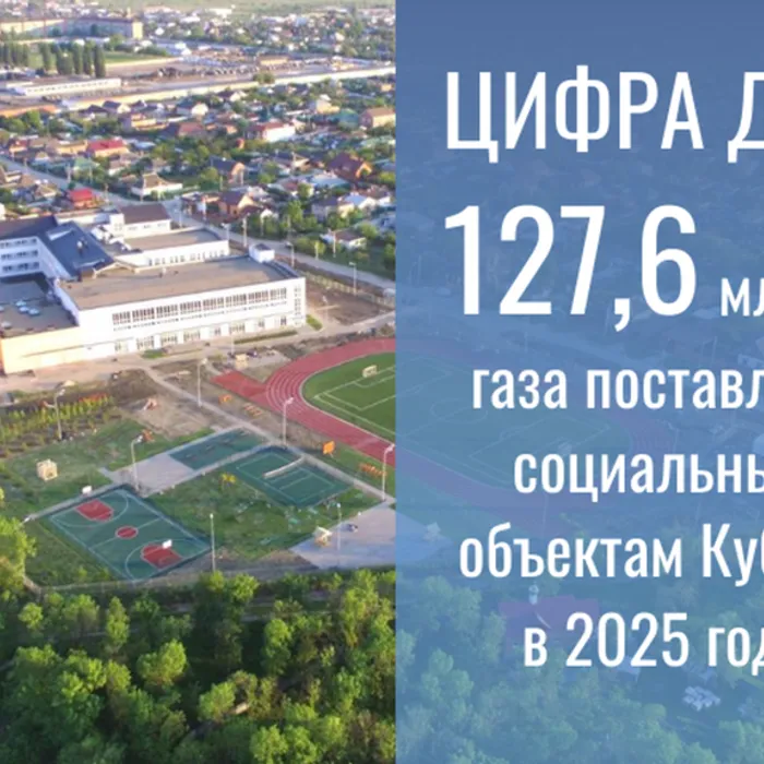 Газ социальным объектам Кубани: итоги 2025 года